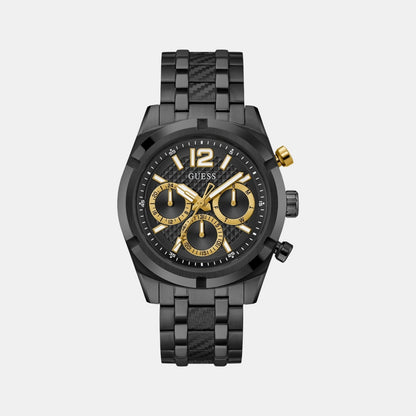 Guess Gs Resistance Men Quartz Black Dial Analog Stainless Steel Gw0714G4