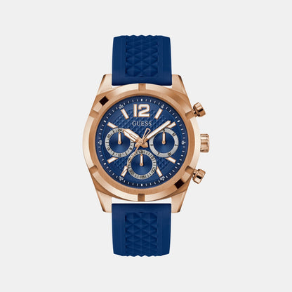 Guess Gs Resistance Men Quartz Blue Dial Analog Stainless Steel Gw0729G3