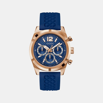 Guess Gs Resistance Men Quartz Blue Dial Analog Stainless Steel Gw0729G3