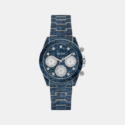 Guess Gt Indigo Women Quartz Blue Dial Analog Stainless Steel Gw0750L1