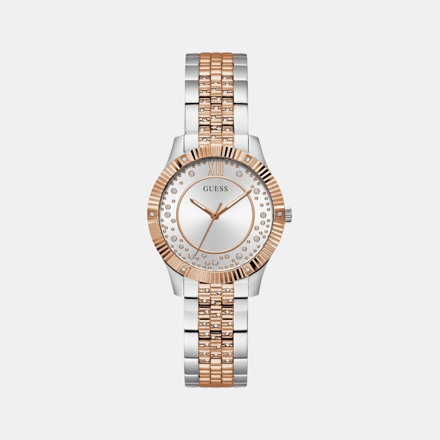 Guess Gd Starstruck Women Quartz Silver Dial Analog Stainless Steel Gw0765L2