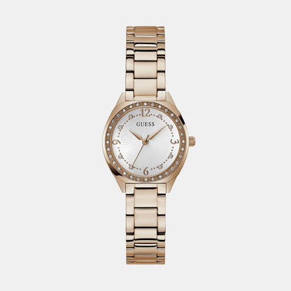 Guess Gd Charlotte Women Quartz White Dial Analog Stainless Steel Gw0767L3