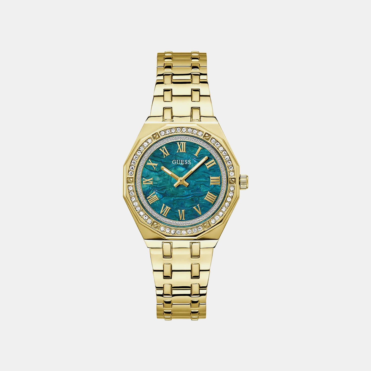 Guess Gd Desire Women Quartz Green Dial Analog Stainless Steel Gw0770L2