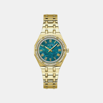 Guess Gd Desire Women Quartz Green Dial Analog Stainless Steel Gw0770L2