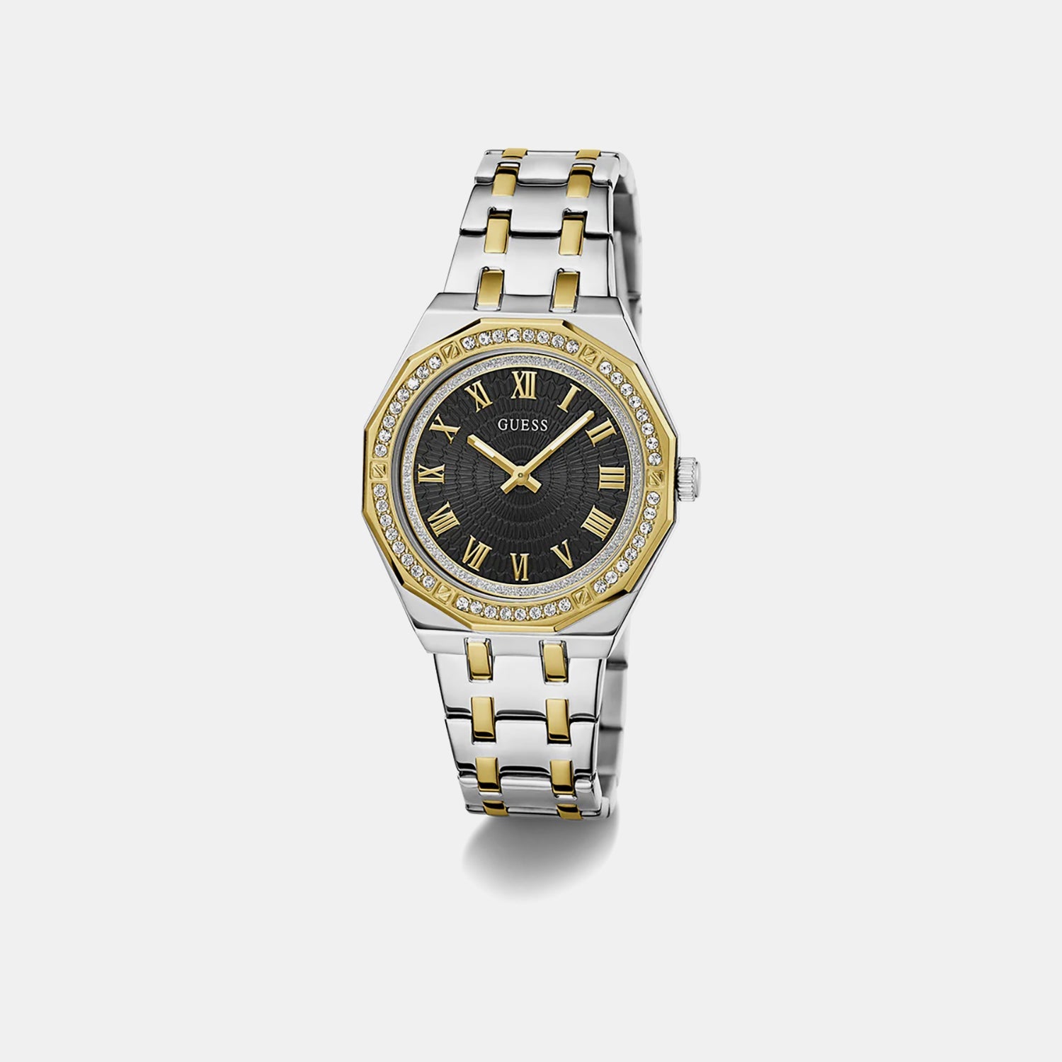 Guess Gd Desire Women Quartz Black Dial Analog Stainless Steel Gw0770L4