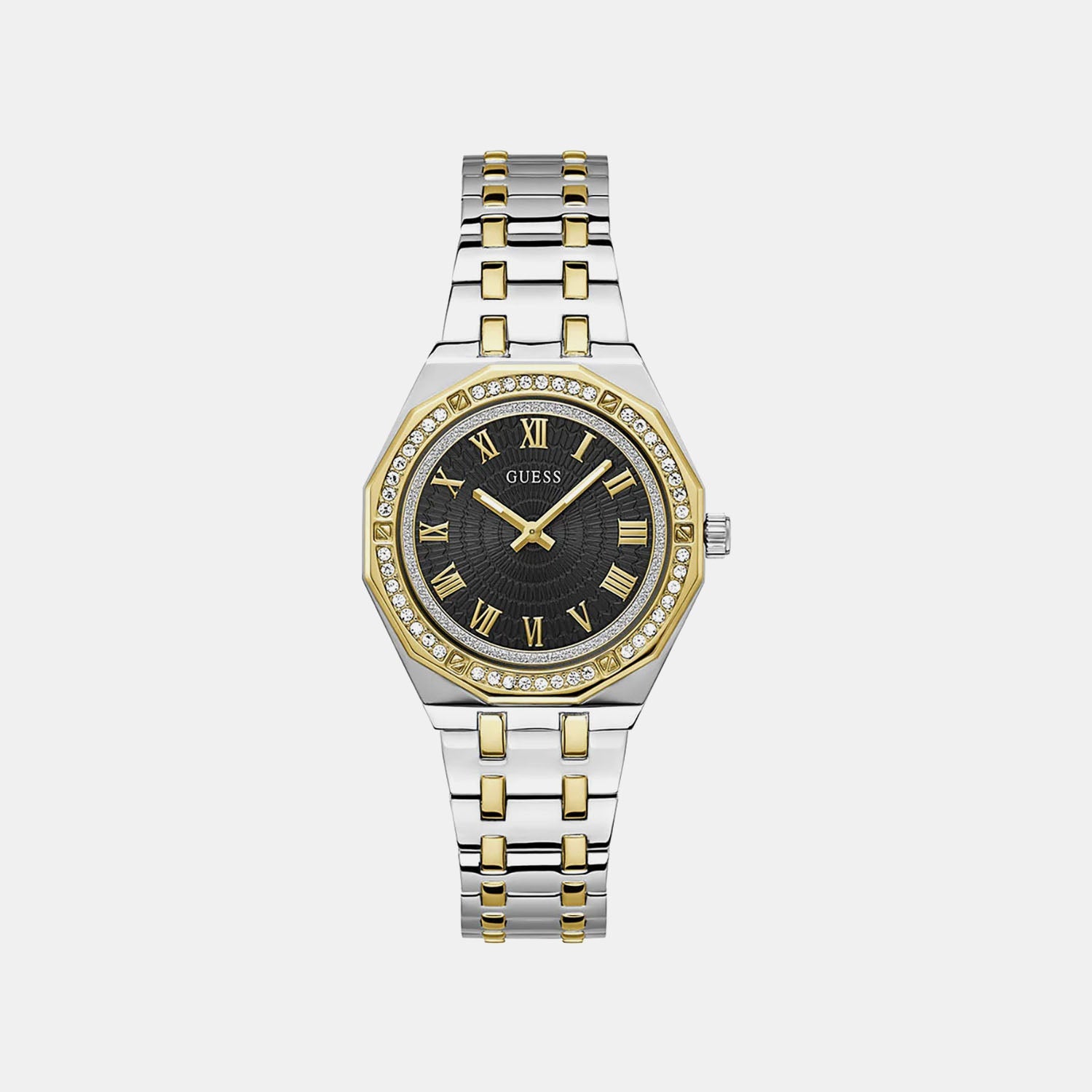 Guess Gd Desire Women Quartz Black Dial Analog Stainless Steel Gw0770L4