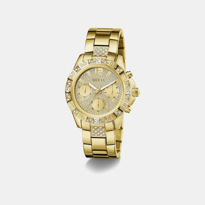 Guess Gs Majesty Women Quartz Champagne Dial Analog Stainless Steel Gw0771L2