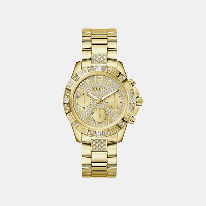 Guess Gs Majesty Women Quartz Champagne Dial Analog Stainless Steel Gw0771L2