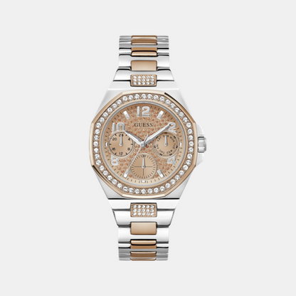 Guess Gt Lady Empire Women Quartz Rose Gold Dial Analog Stainless Steel Gw0777L3