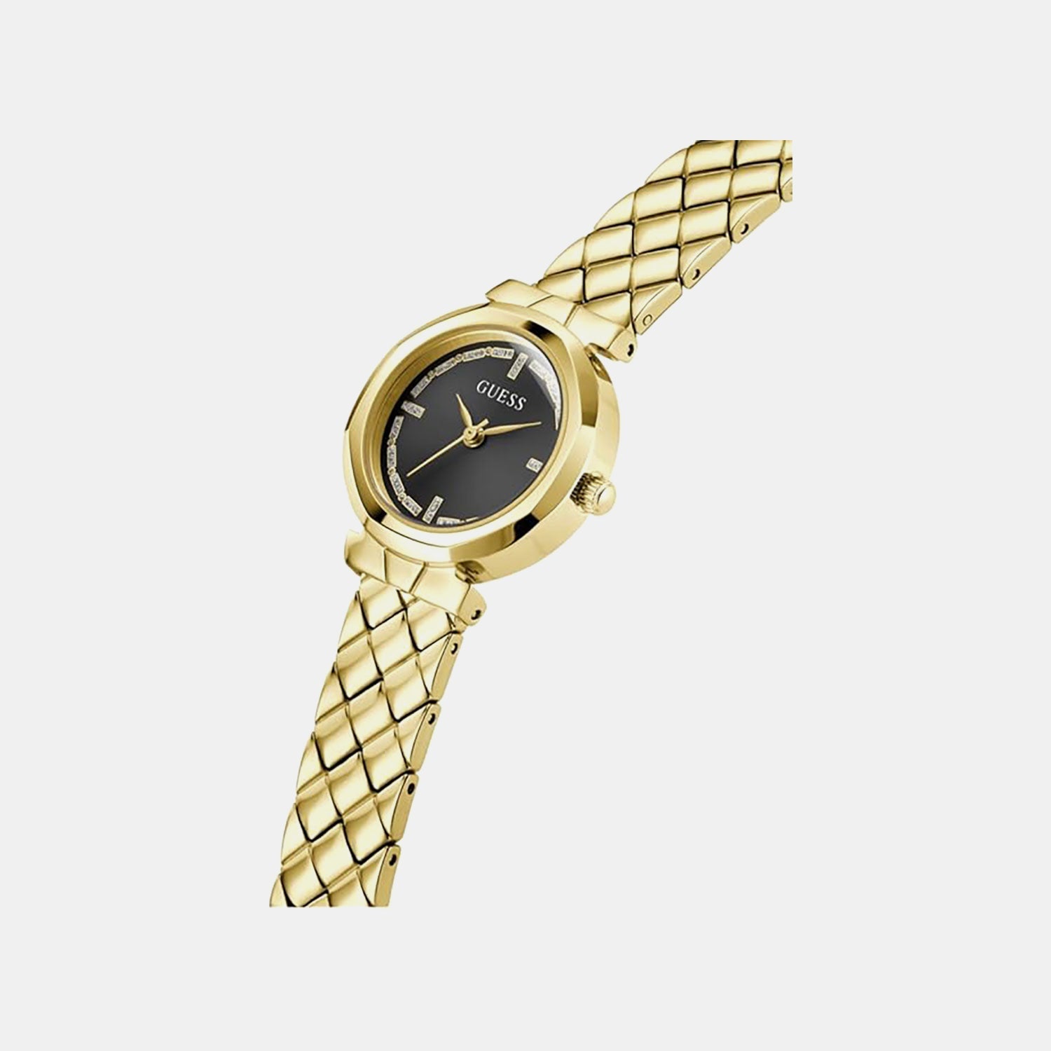 Guess Gb Mini Rumour Women Quartz Black Dial Analog Stainless Steel Gw0839L2