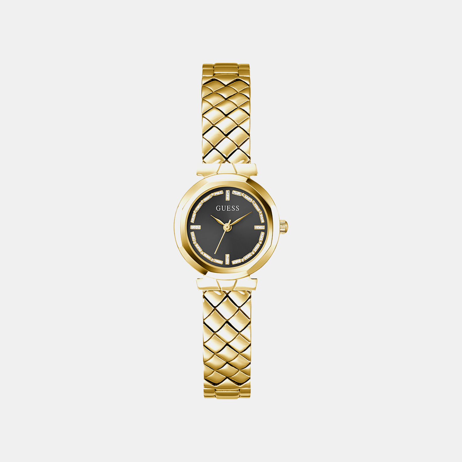 Guess Gb Mini Rumour Women Quartz Black Dial Analog Stainless Steel Gw0839L2