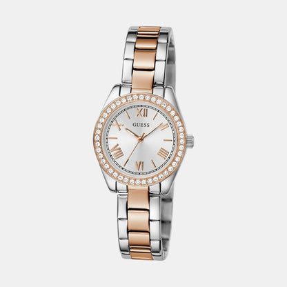 Guess Gd Mini Luna Women Quartz Silver Dial Analog Stainless Steel Gw0841L3