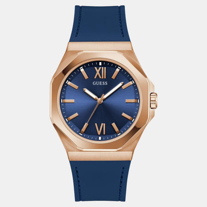Guess Gd Emperor Men Quartz Blue Dial Analog Stainless Steel Gw0850G3