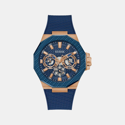 Guess Gs Indy Men Quartz Blue Dial Analog Stainless Steel Gw0853G3