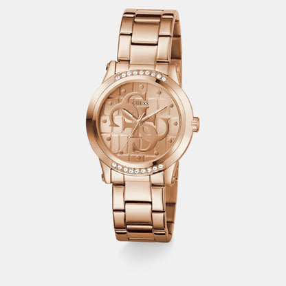 Guess Gt Annette Women Quartz Rose Gold Dial Analog Stainless Steel Gw0861L3