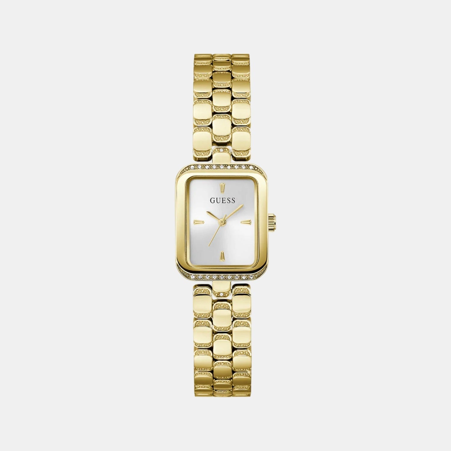 Guess Gb Isla Women Quartz Silver Dial Analog Stainless Steel Gw0865L2