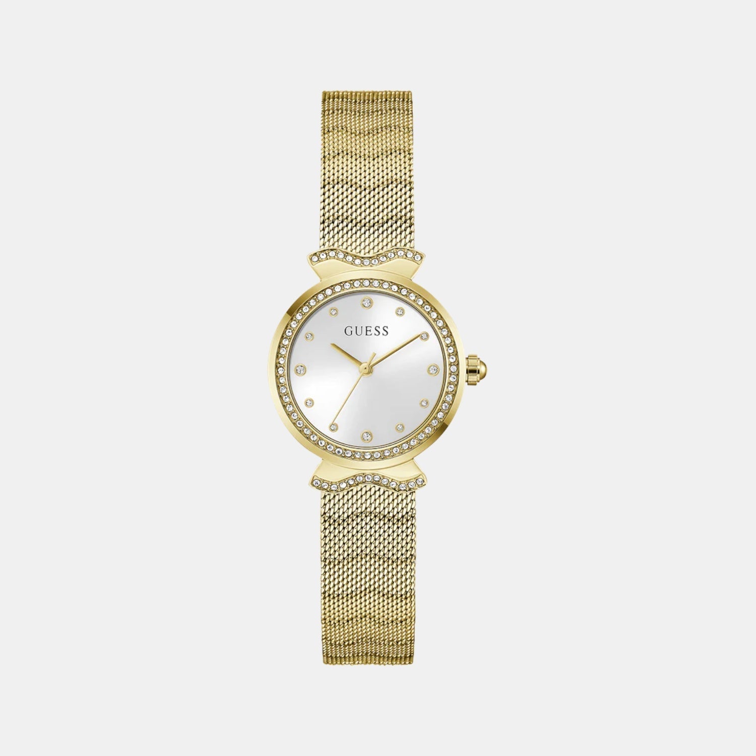 Guess Gb Mermaid Women Quartz White Dial Analog Stainless Steel Gw0866L2
