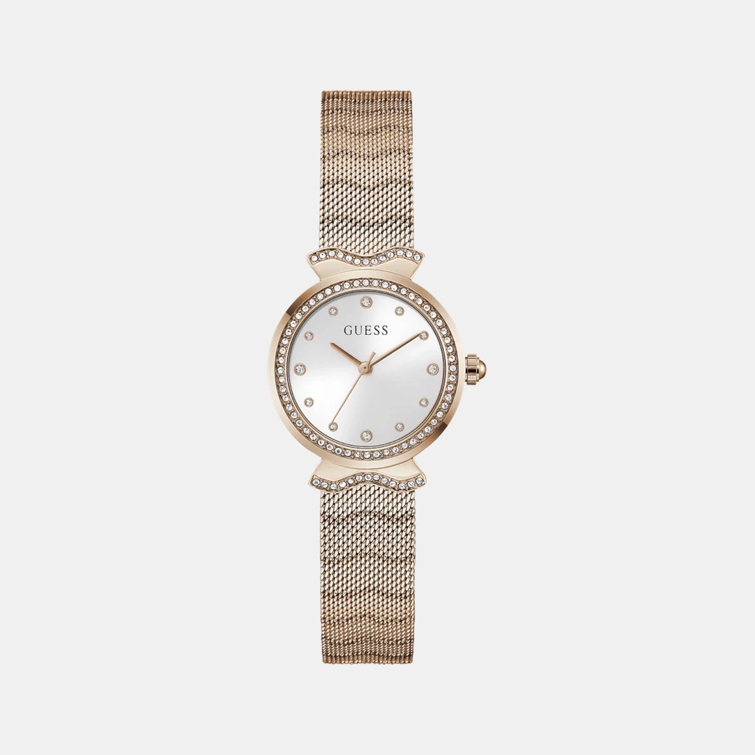 Guess Gb Mermaid Women Quartz White Dial Analog Stainless Steel Gw0866L3