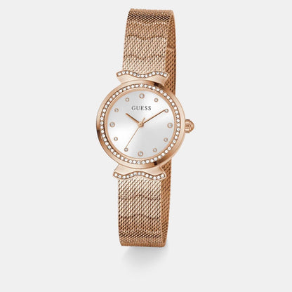 Guess Gb Mermaid Women Quartz White Dial Analog Stainless Steel Gw0866L3