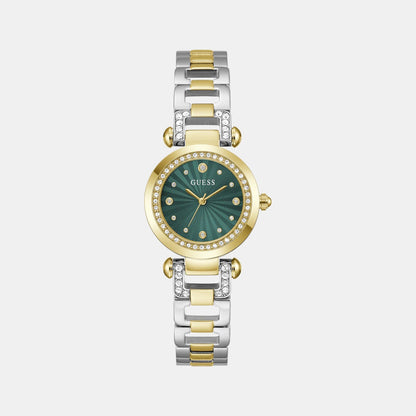 Guess Gb Ginger Women Quartz Green Dial Analog Stainless Steel Gw0869L1
