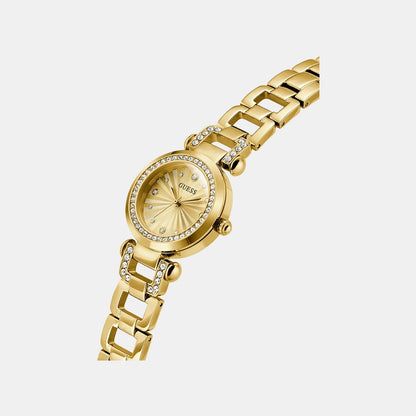 Guess Gb Ginger Women Quartz Champagne Dial Analog Stainless Steel Gw0869L4