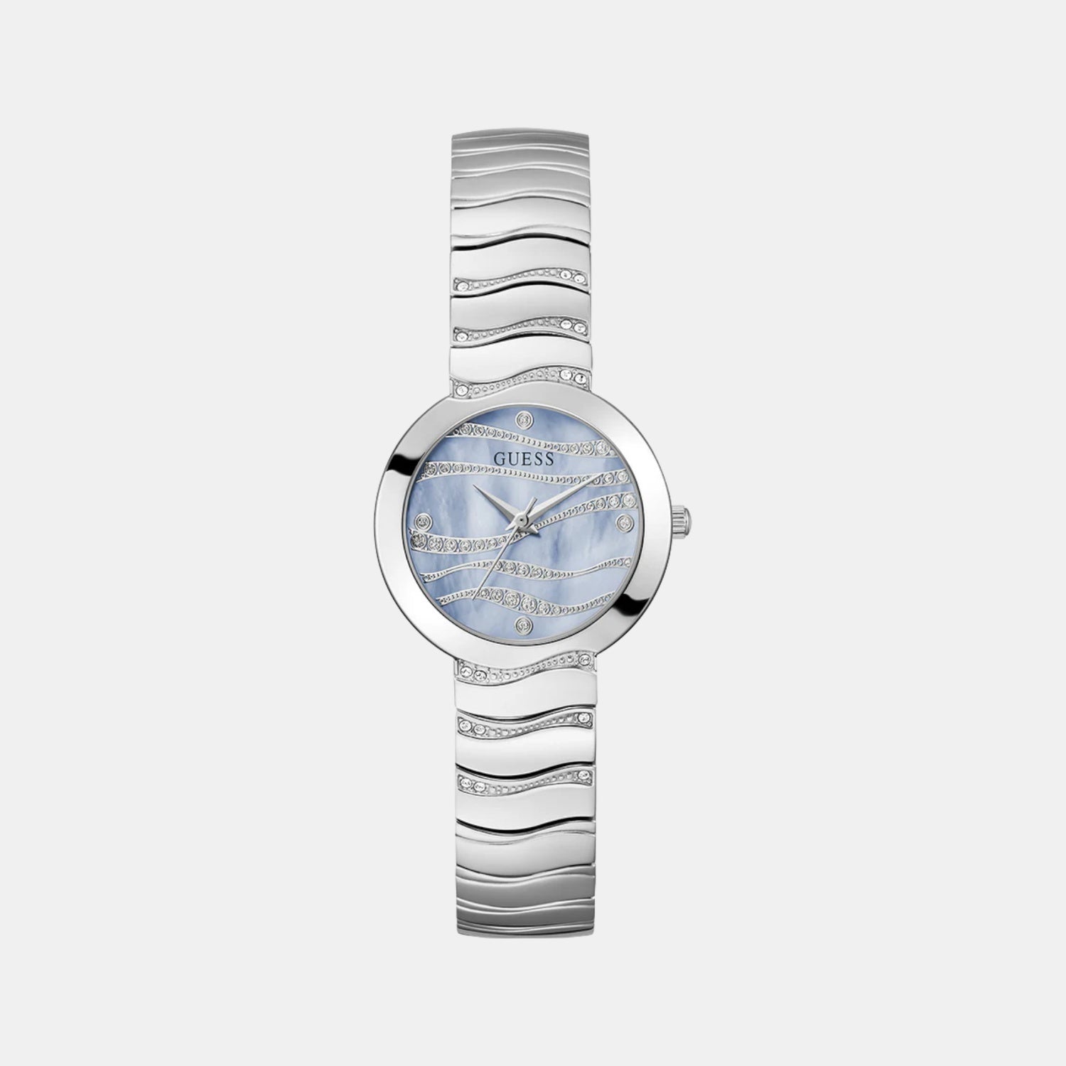 Guess Gd Laguna Women Quartz Blue Dial Analog Stainless Steel Gw0871L1
