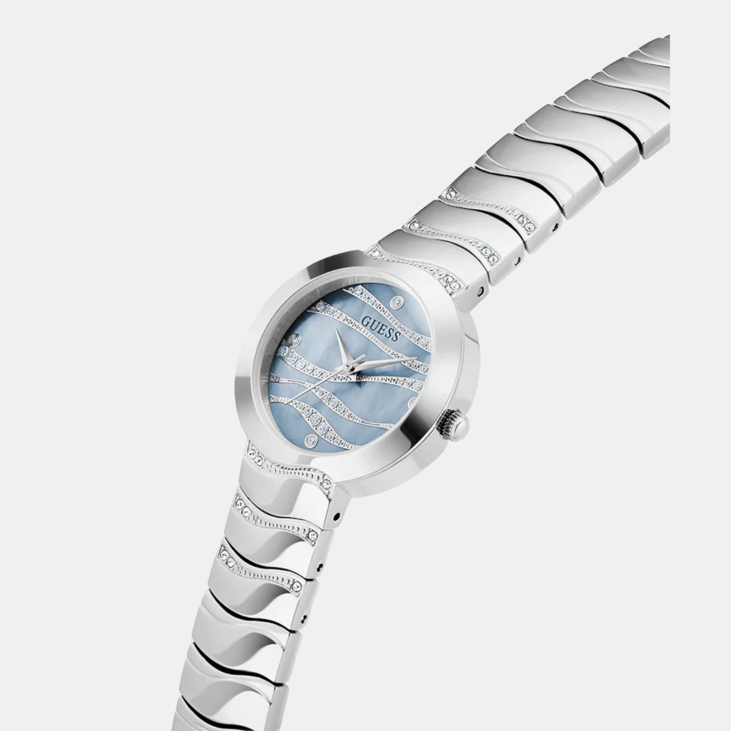 Guess Gd Laguna Women Quartz Blue Dial Analog Stainless Steel Gw0871L1