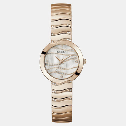 Guess Gd Laguna Women Quartz White Dial Analog Stainless Steel Gw0871L3