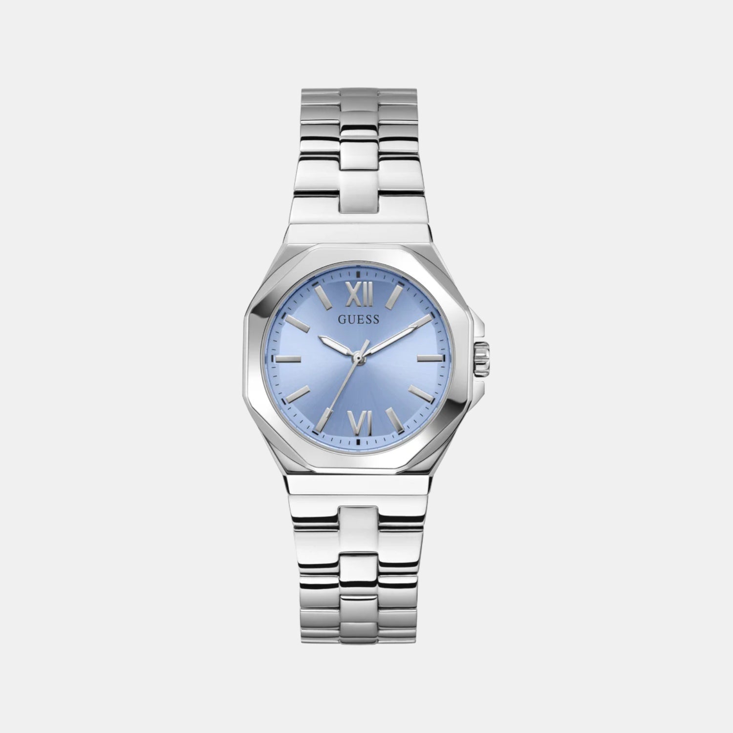 Guess Gd Empress Women Quartz Blue Dial Analog Stainless Steel Gw0873L1