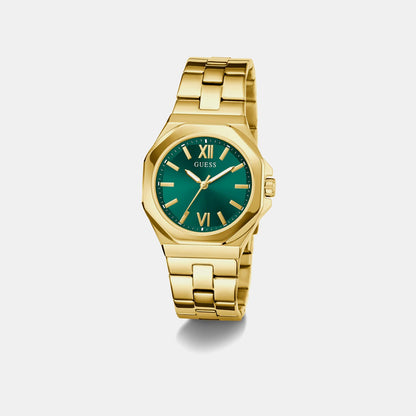 Guess Gd Empress Women Quartz Green Dial Analog Stainless Steel Gw0873L2