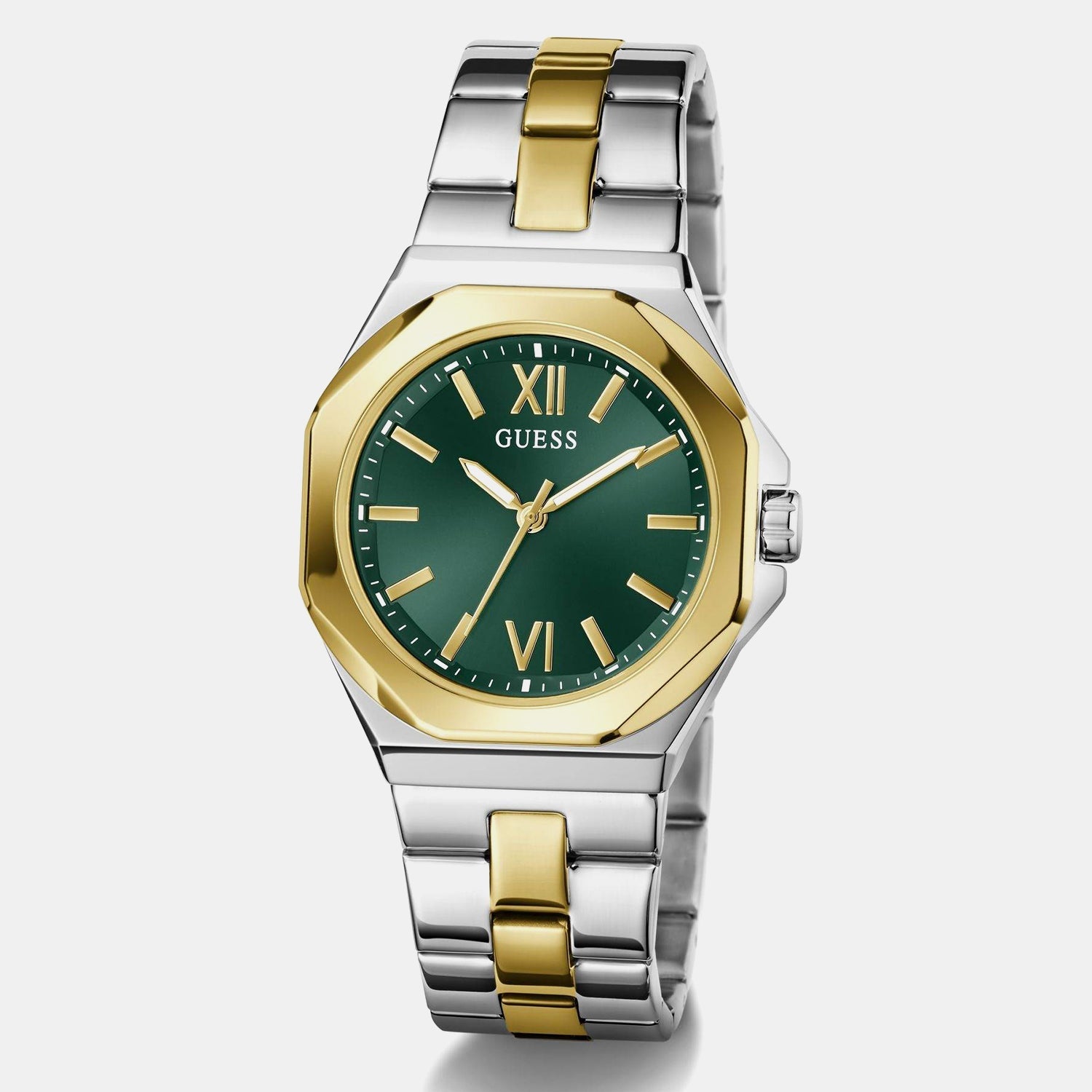 Guess Gd Empress Women Quartz Green Dial Analog Stainless Steel Gw0873L4
