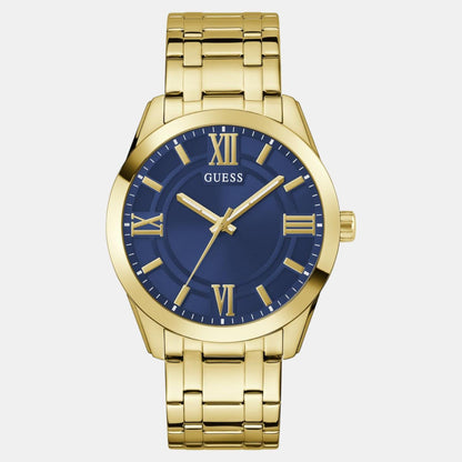 Guess Gd Elliot Men Quartz Blue Dial Analog Stainless Steel Gw0893G5