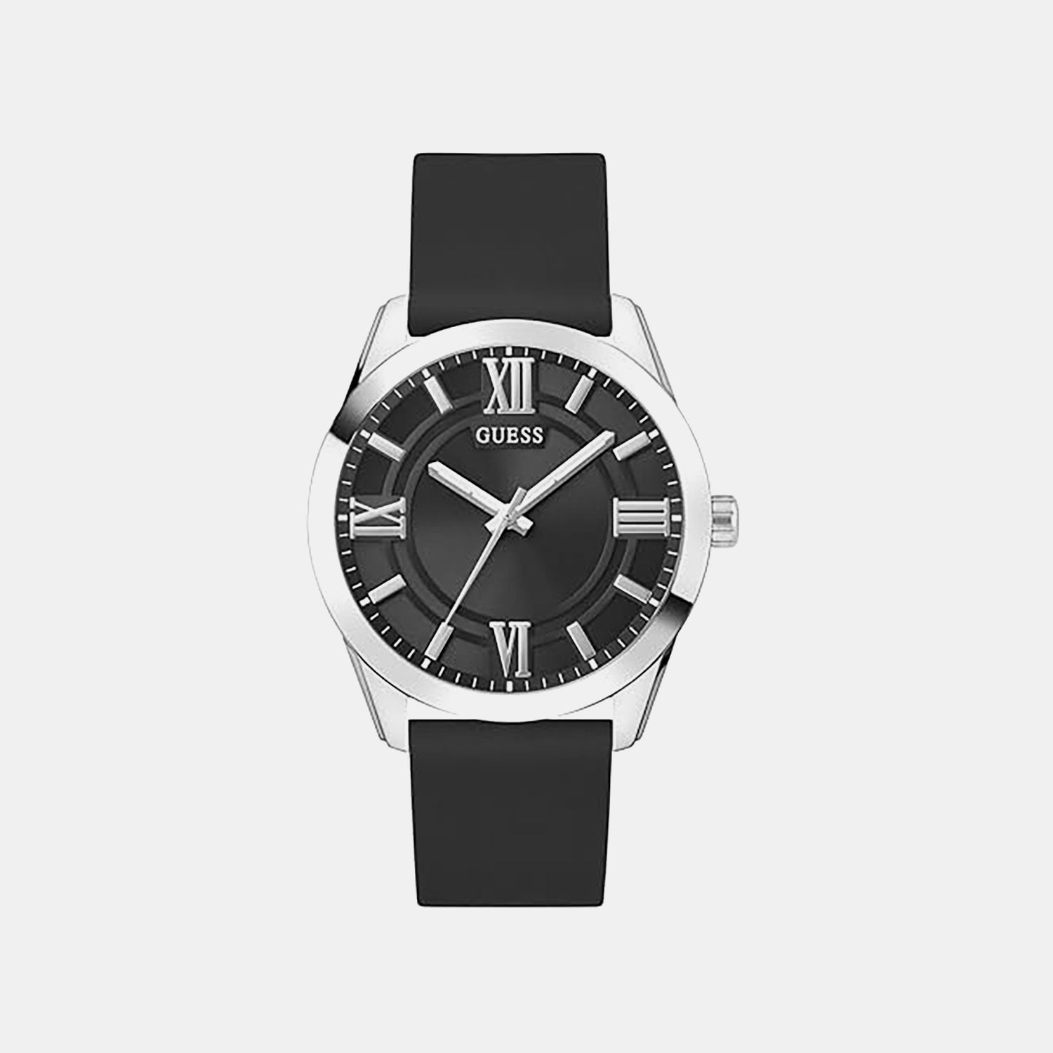 Guess Gd Elliot Men Quartz Black Dial Analog Stainless Steel Gw0894G1