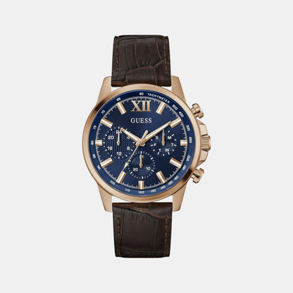 Guess Gd Walker Men Quartz Blue Dial Analog Stainless Steel Gw0901G3