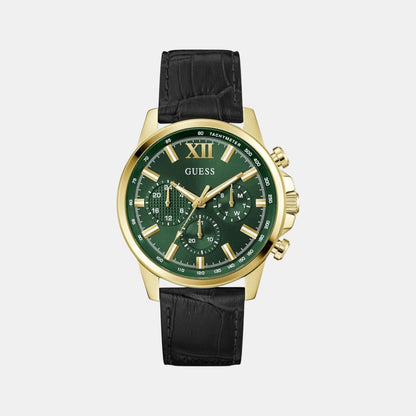Guess Gd Walker Men Quartz Green Dial Analog Stainless Steel Gw0901G4
