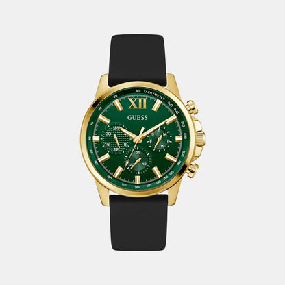 Guess Gd Walker Men Quartz Green Dial Analog Stainless Steel Gw0913G4