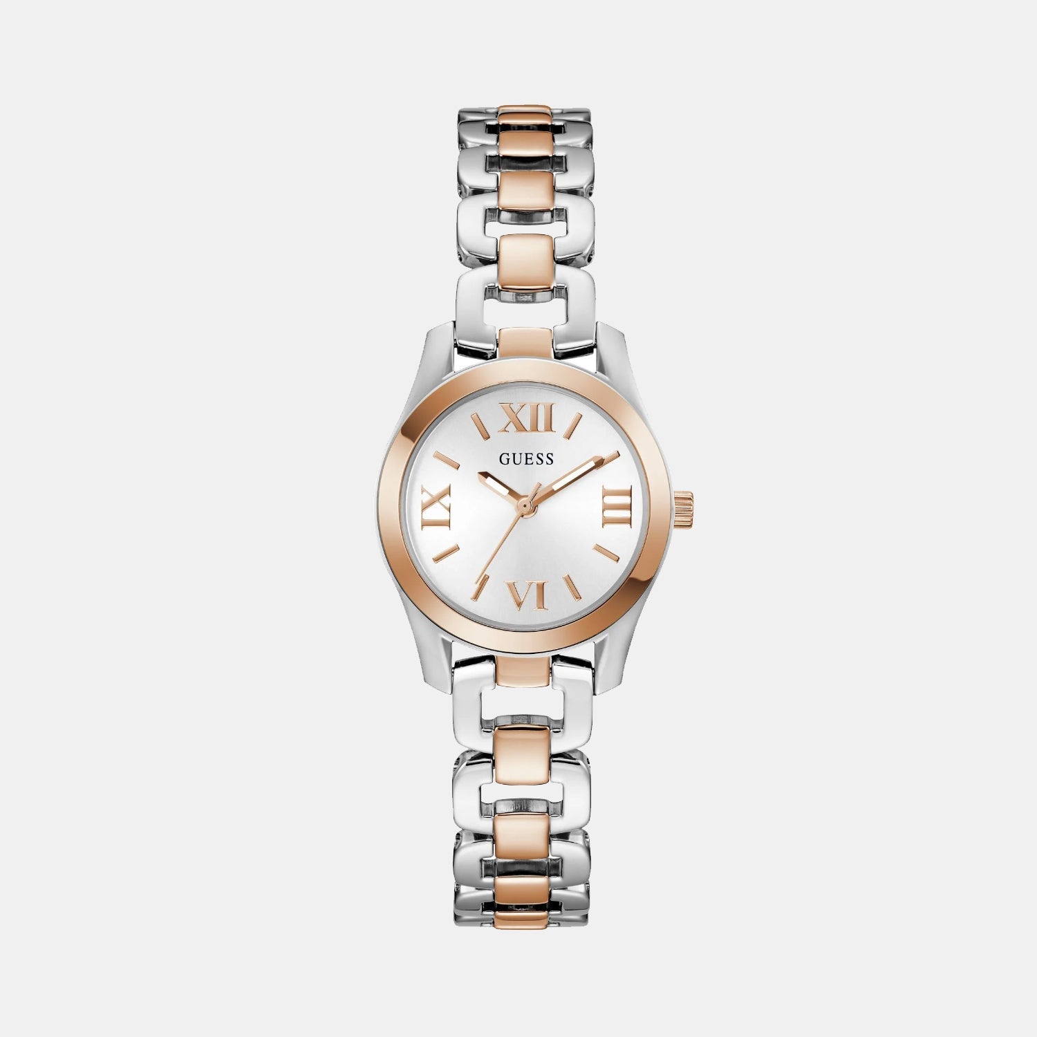 Guess Gb Veda Women Quartz White Dial Analog Stainless Steel Gw0927L5