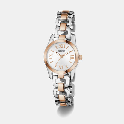 Guess Gb Veda Women Quartz White Dial Analog Stainless Steel Gw0927L5