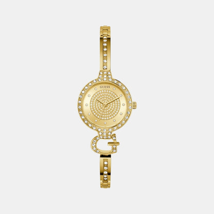 Guess Gb Giselle Women Quartz Champagne Dial Analog Stainless Steel Gw0929L2