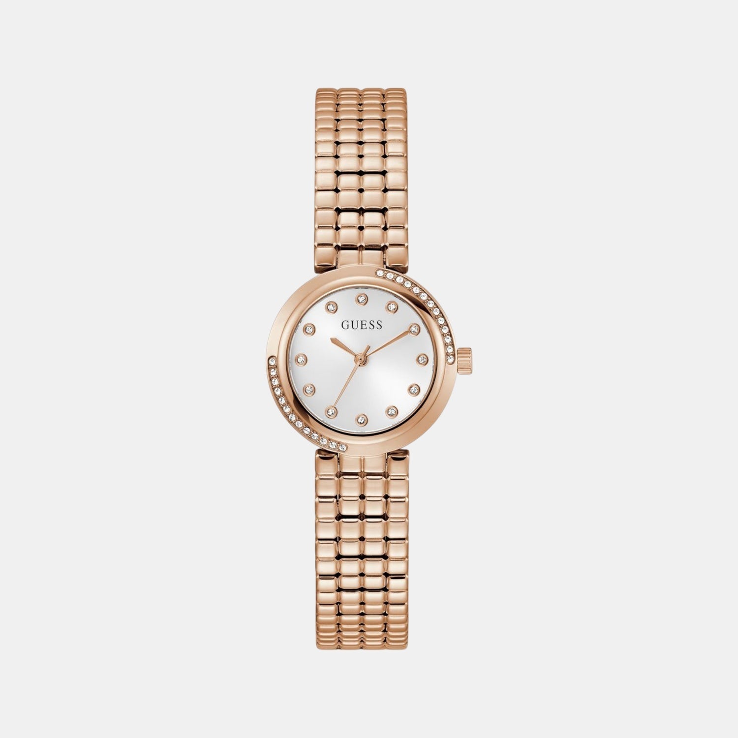 Guess Gb Clara Women Quartz White Dial Analog Stainless Steel Gw0930L3