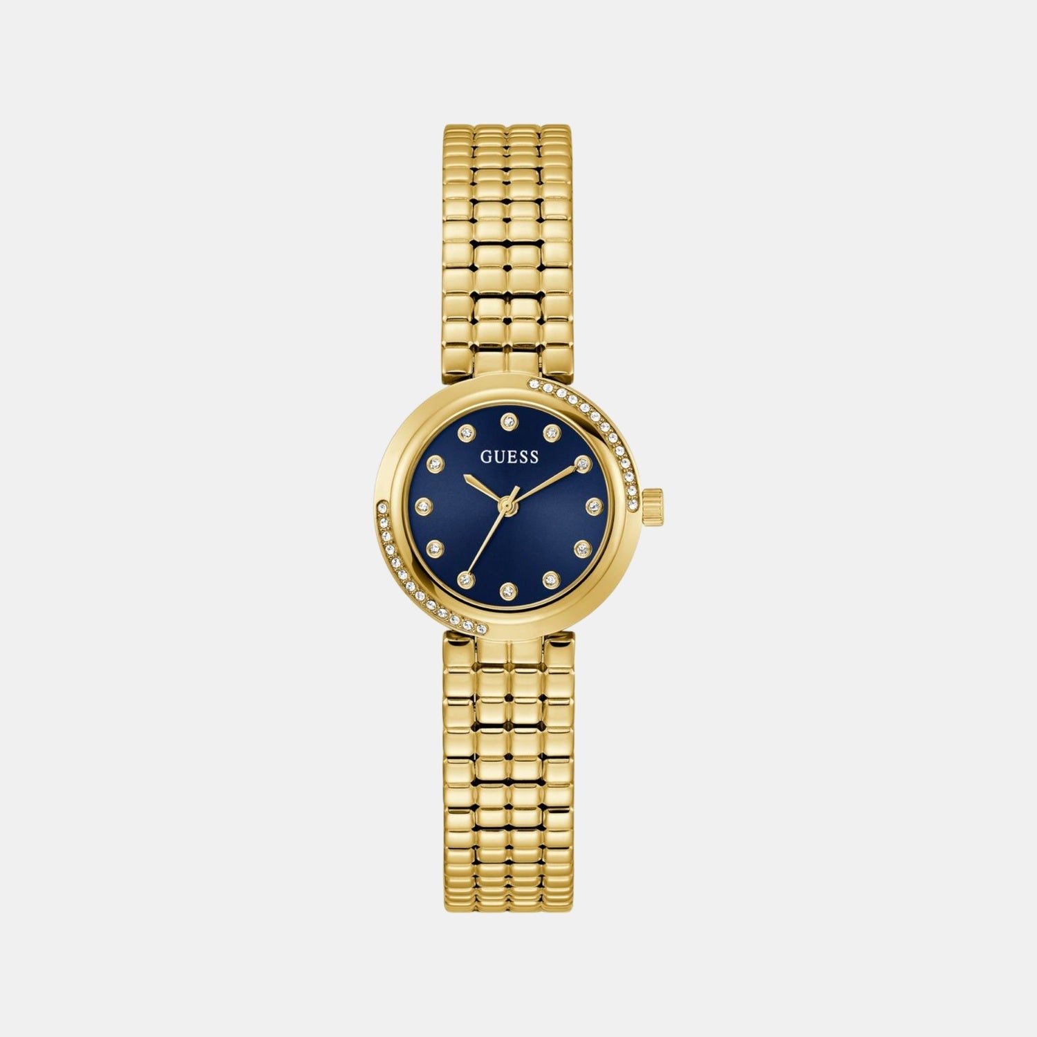 Guess Gb Clara Women Quartz Blue Dial Analog Stainless Steel Gw0930L4