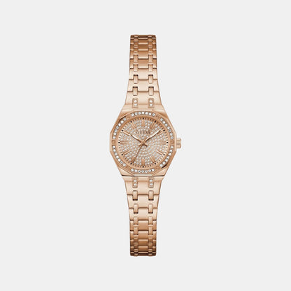 Guess Gb Pixie Women Quartz Rose Gold Dial Analog Stainless Steel Gw0931L4