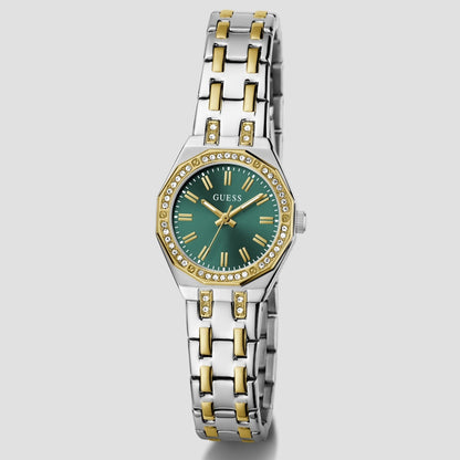 Guess Gb Pixie Women Quartz Green Dial Analog Stainless Steel Gw0931L8