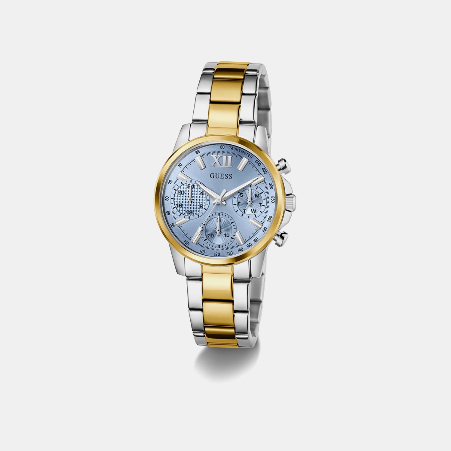 Guess Gd Bailey Women Quartz Blue Dial Analog Stainless Steel Gw0933L3