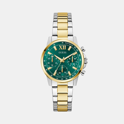 Guess Gd Bailey Women Quartz Green Dial Analog Stainless Steel Gw0933L7