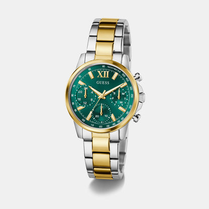 Guess Gd Bailey Women Quartz Green Dial Analog Stainless Steel Gw0933L7