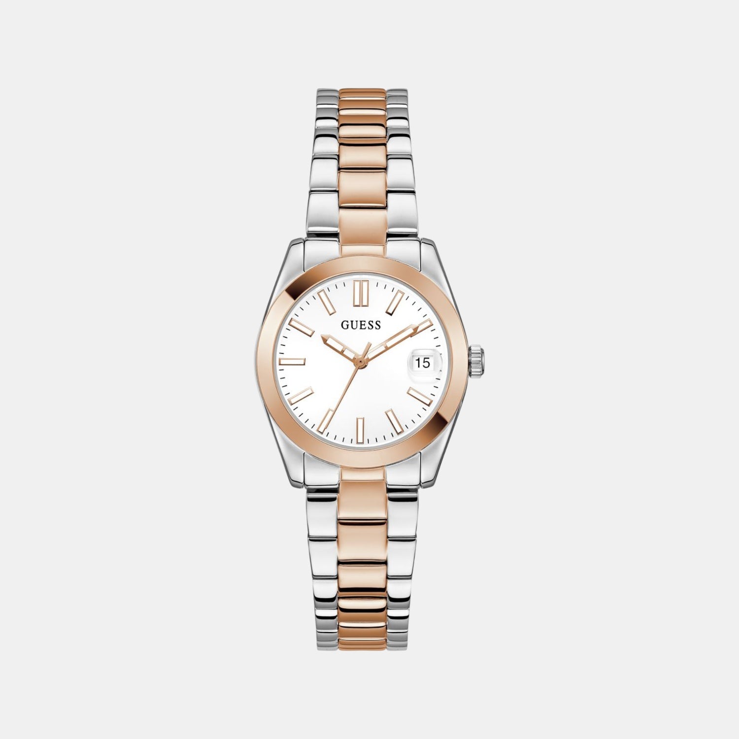Guess Gd Alice Women Quartz White Dial Analog Stainless Steel Gw0934L6