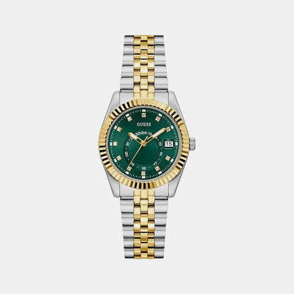 Guess Gd Jada Women Quartz Green Dial Analog Stainless Steel Gw0936L3