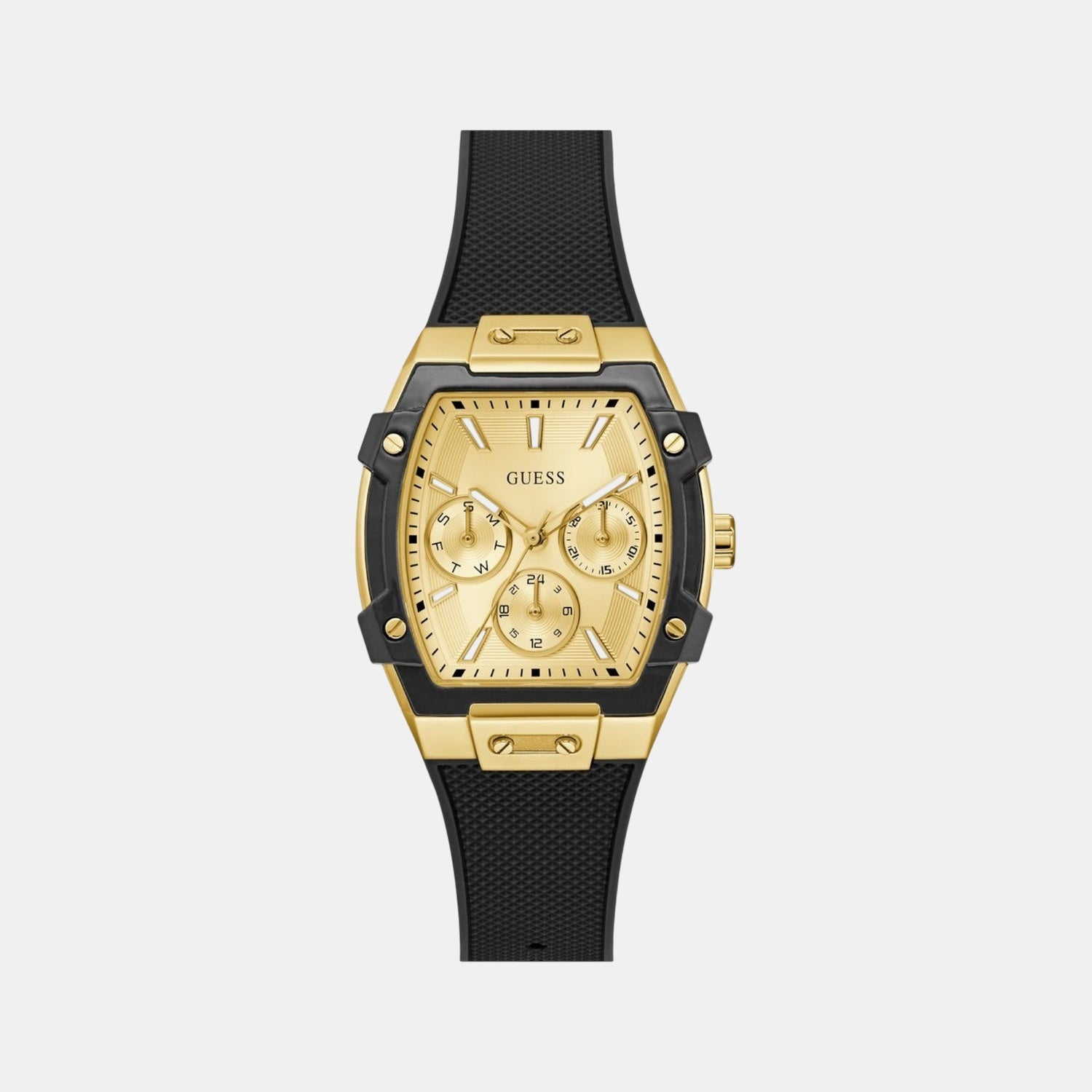 Guess Gt Phoenix Women Quartz Champagne Dial Analog Stainless Steel Gw0945L2