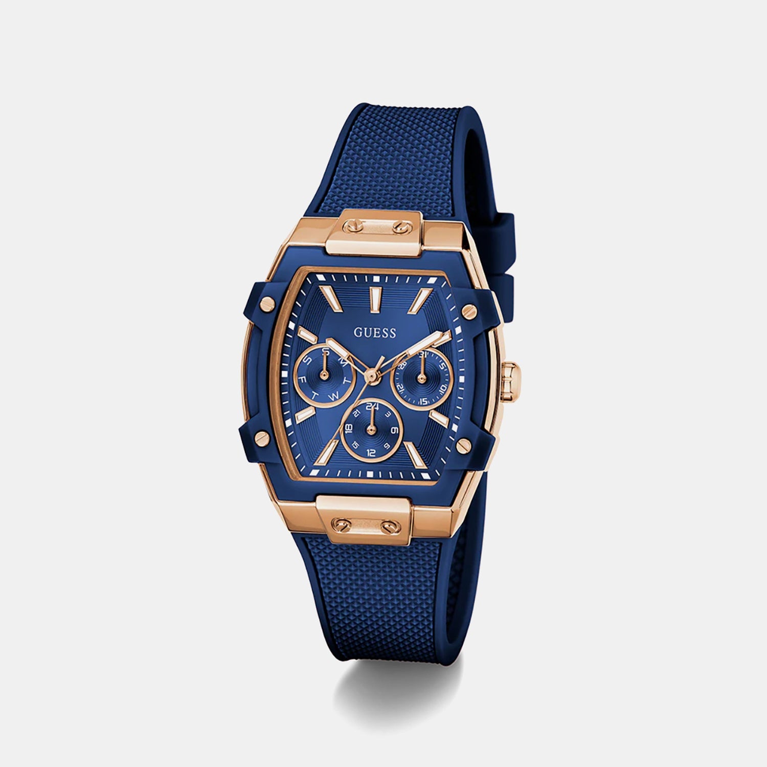 Guess Gt Phoenix Women Quartz Blue Dial Analog Stainless Steel Gw0945L4